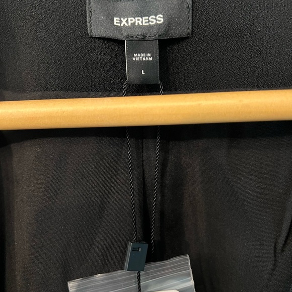 Express Women’s Black Military Button Blazer Jacket Size Large NWT - Picture 5 of 7